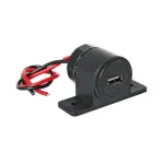 USB pesa 12/24V, 2100mA, led