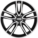 Литой диск Fondmetal Koros Glossy черный Machined 9x19" 5x112 ET44 центральное отверстие 66.6