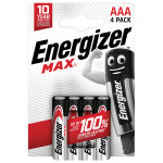 energizer батарея max leelis aaa LR03 e92 блистер упаковка 4 шт.