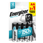 Energizer Max Plus AA LR6 patareid blisterpakendis 3+1 tk.