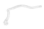 OE OPEL 39057871 / cooling system pipe opel astra k 1.6d 06.15-12.22