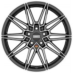 Литой диск Fondmetal Thoe Glossy черный Machined 8x19" 5x112 ET26 центральное отверстие 66.6