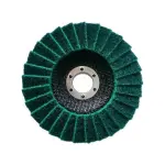 диск для болгарки ламель Наждачка волокнистая 125mm тонкий, серый