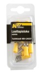 JUHTMEOTSIK kollane 6,3 MM, 10TK, EMANE