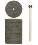 Proxxon lihvimisketaste komplekt Ø 22 mm, 10 tk + hoidik 28304