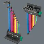 Wera 950/9 Hex-Plus Multicolour kuuskantvõtmete komplekt (9 osa)