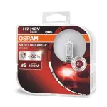 H7 12V 55W PX26D Night Breaker Silver +100% DUO 2tk 64210NBS