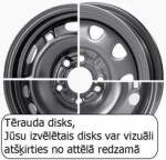 Plekkvelg KFZ, 16x6.5 5x120 ET60 Keskava 65