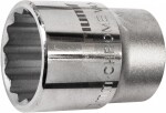 3/4" торцевая головка короткая 17mm. 12-гранная triumf