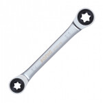 (EN) topelt-ended silmus mutrivõti - käristi TORX-E, E10xE12, kuju: sirge, pikkus: 145 mm, 1 tk