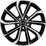 Литой диск MSW 42 Gloss черный Full Polished 8x18" 5x112 ET40 центральное отверстие 73.1