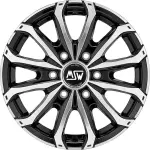 Литой диск MSW 48 Van 6 отверстий Gloss черный Full Polished 6.5x16" 6x125 ET68 центральное отверстие 74.1