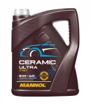 полностью синтетическое масло Mannol Ceramic Ultra 5W40 5 л