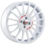 Valuvelg OZ Racing Superturismo WRC Race White Red Lettering 7x16" 4x108 ET25 Keskava 65.1