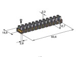 Klemmiliist 2.5 mm2 black