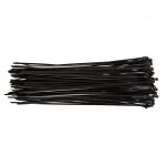 Kaablisidemed 3,6 x 300 mm, mustad, 100 tk