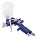 püstol värvimistöödeks HVLP mini düüs 1,0 paagiga 120ml töörõhk 3 bari töötab õhuga 90-140 lt/min