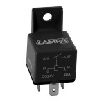 Relee 24V, 4 klemmi