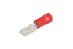 упаковка 100шт наконечник изолированный папа красный 6,3x0,8 mm