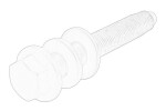 OE FIAT 46748018 / wishbone bolt right/left (m12x1.25x82) rear fits: abarth 500 / 595 / 695, 500c / 595c / 695c, grande punto, punto, fiat 500, 500l, bravo ii, grande punto, idea, linea 0.9-electric 09.93-