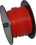 kaabel elektri (juhe) FLY (endine FLK) isolatsioon plast . PCW rullis, 2,5 mm2 punane 50 m