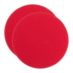 poleerpadi švamm punane karedus 160 / 20 MM - 2tk, tüüp: kõva, poleerpadi, diameeter: 150/160 mm, paksus: 20 mm, värv: punane