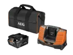 AEG komplekt 1 X AKU. 18V 4AH, SZYBKA laadija, kott