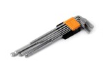 Kuuskantvõtmed, kuuskantvõtmete komplekt, pikad, 230 mm, 9 tk, amio-01721