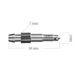 Õhutuskruvi M6X1 L=38,0 SW-7