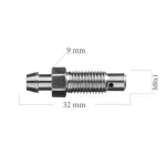 Штуцер спуска воздуха M8X1 L=32,0 sw8