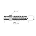 Õhutuskruvi M8X1 L=37,9 SW-8
