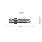 Õhutuskruvi M1/4X28 L=28,0 SW-7