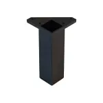 MÖÖBLIJALG ABS 40x40x150MM MUST/PLAST