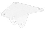 OE IVECO 504121433 / shock absorber bracket front right fits: iveco