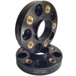 Spacer 25 mm 2tk 5x112 66.6 mm koos keere Holds M14x1.5 Black (NBA-5112-666-25-keere-M14X1.5B)