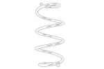OE HONDA 51401-SEL-T41 / coil spring front right/left (nhk spring) fits: honda city 01.06-