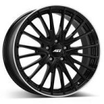 Valuvelg AEZ Berlin Black/poleeritud lip 8x19" 5x112 ET40 Keskava 66.6