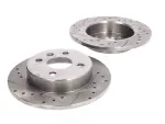 ketas (2 tk) pidurite suure efektiivsusega, SPEEDMAX, sälk / puuritud, tagumine ; vasak / parem, diameeter välimine. 240 mm, gr. 9,9 mm,, 2tk. sobib: OPEL ASTRA G 1.2-2.0D 02.98-05.14