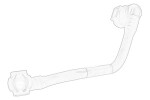 OE CUMMINS 528289300 / cooling system rubber hose fits: cummins