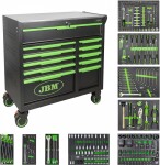 331-os. tööriistakäru/laud tööriistadega. inox. perfo jbm*