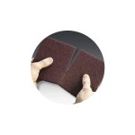 Lihvpaber karukeel 152x229 punane väga peene F2504 Alox