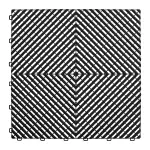 avadega põrandakate/põrandamoodul "nonslip". pp. must 400x400x18mm jbm