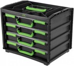 4-os. sahtel-sektsioonidega kast. 377x265x310mm jbm*
