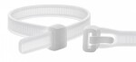 juhtmevits avatav 7.6 x 300mm läbipaistev 100tk m+