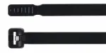 juhtmevits metall-lukuga 3.6 x 204mm must 100tk m+
