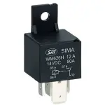 minirelee 12v 80a 4 с ногой 1шт m+