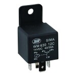 minirelee 12v 40/30a 5 jalaga 1tk m+