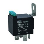 relee 12v 15a 4 jalaga kaitsmega 1tk m+