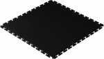 töökoja põrandakate/põrandamoodul 15t/m2. pvc. must 500x500x6mm jbm