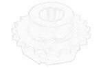 OE OPEL 55596894 / injection pump drive wheel suitable for: opel astra j, astra j gtc, astra k, insignia a, insignia a country, insignia b, insignia b grand sport, meriva b, mokka / mokka x, zafira c 1.6d 02.13-